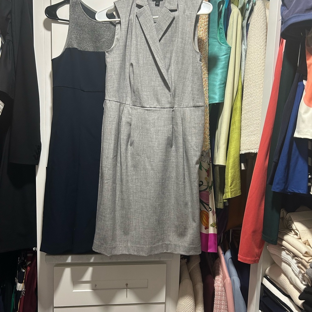 Pair of Ann Taylor Loft work dresses